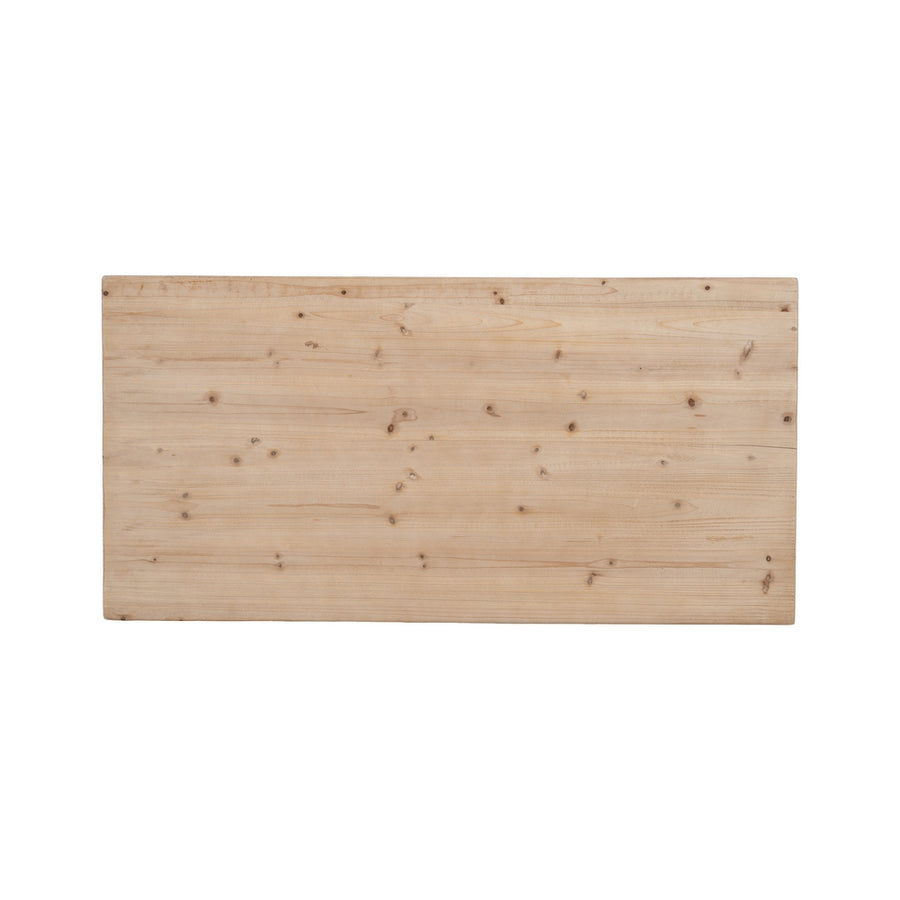 NATURAL-WHITE COFFEE TABLE 120 X 60 X 48 CM