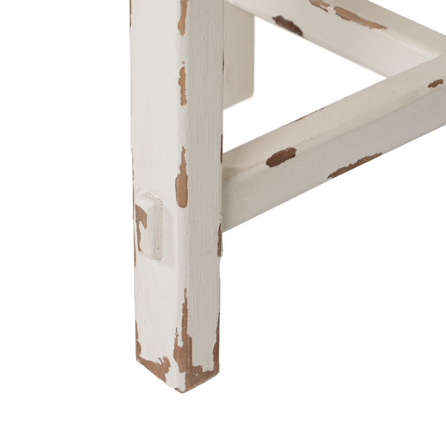 NATURAL-WHITE COFFEE TABLE 120 X 60 X 48 CM