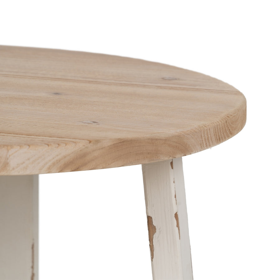 MESA CENTRO NATURAL-BLANCO 60 X 60 X 45 CM