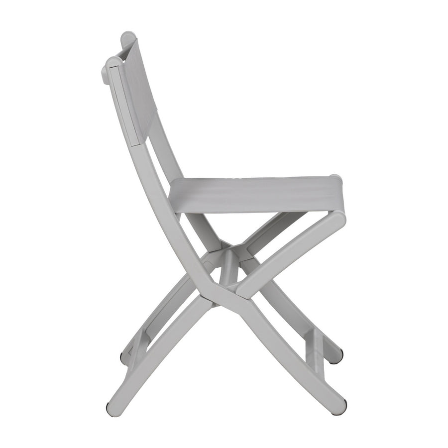 GREY FOLDING CHAIR POLYPROPYLENE 45 X 55 X 83 CM