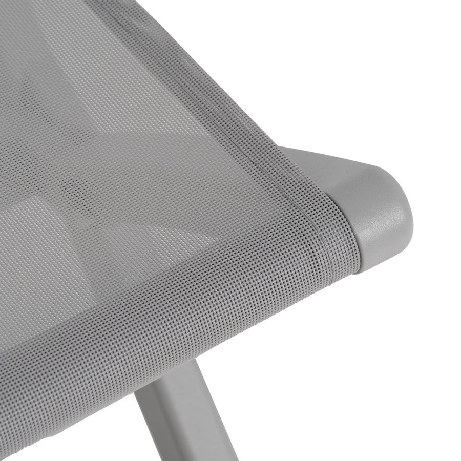 GREY FOLDING CHAIR POLYPROPYLENE 45 X 55 X 83 CM