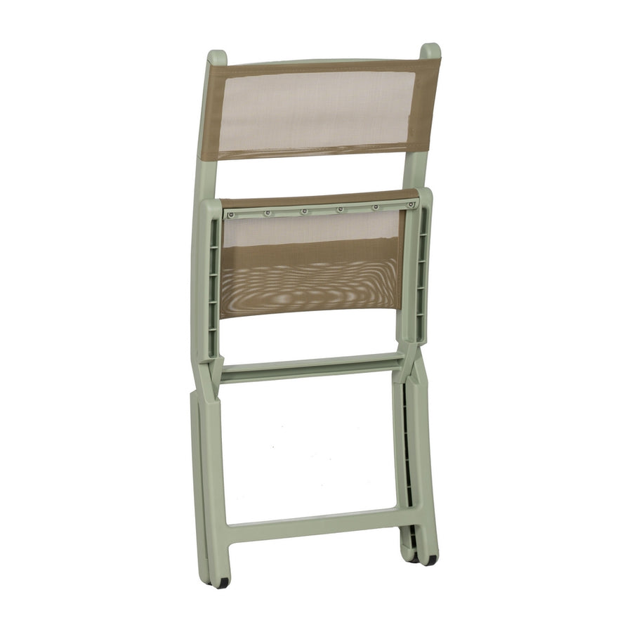 GREEN FOLDING CHAIR POLYPROPYLENE 45 X 55 X 83 CM