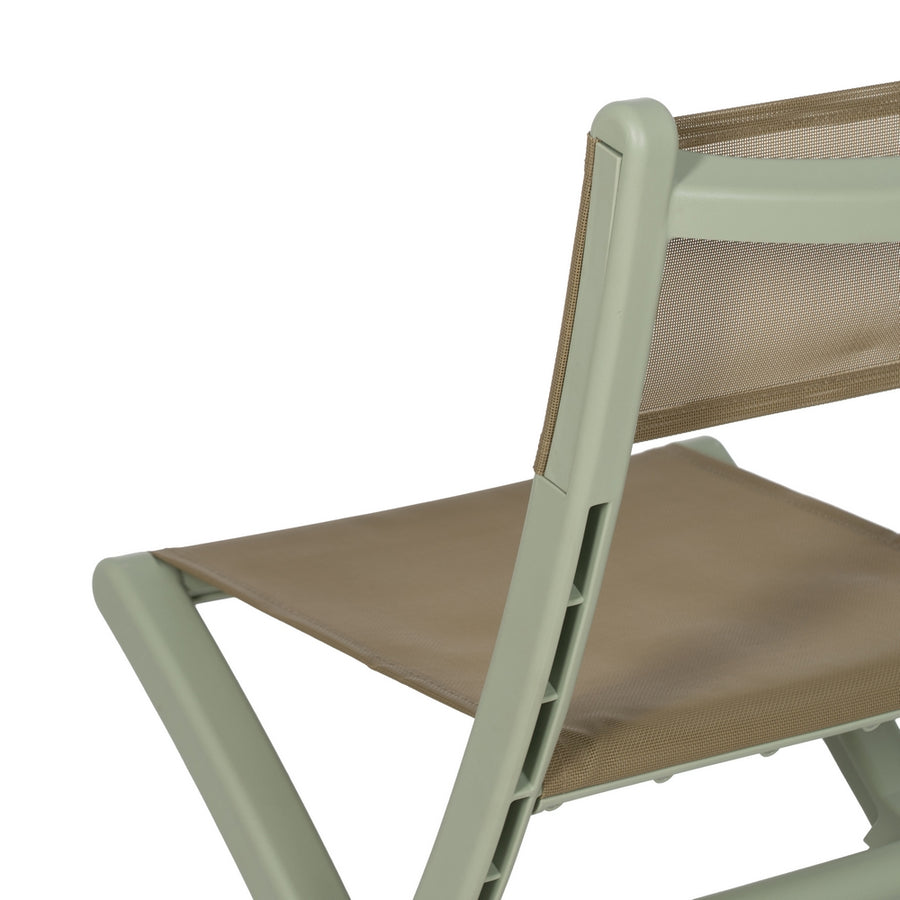 GREEN FOLDING CHAIR POLYPROPYLENE 45 X 55 X 83 CM