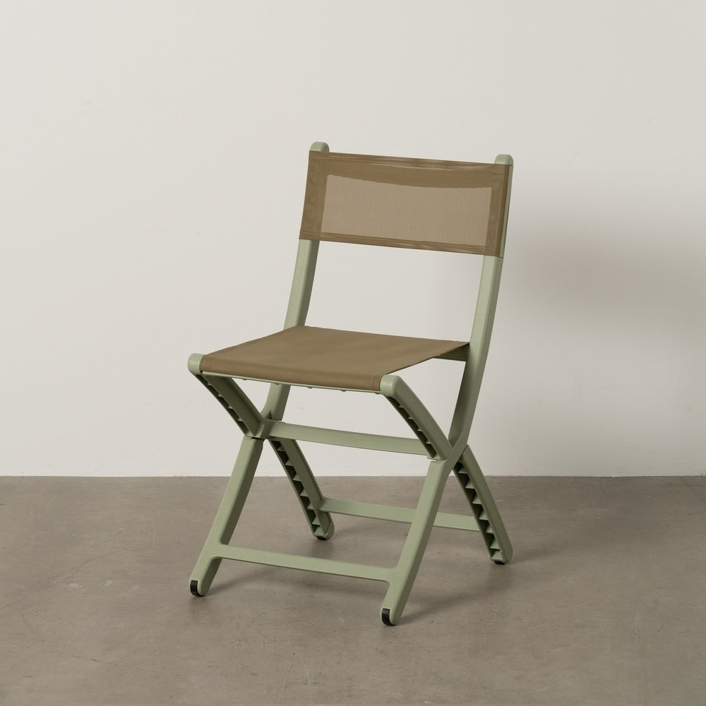 GREEN FOLDING CHAIR POLYPROPYLENE 45 X 55 X 83 CM