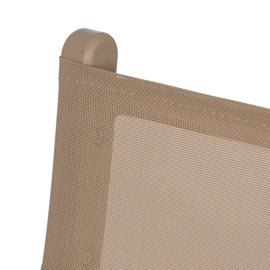 BEIGE FOLDING CHAIR POLYPROPYLENE 45 X 55 X 83 CM