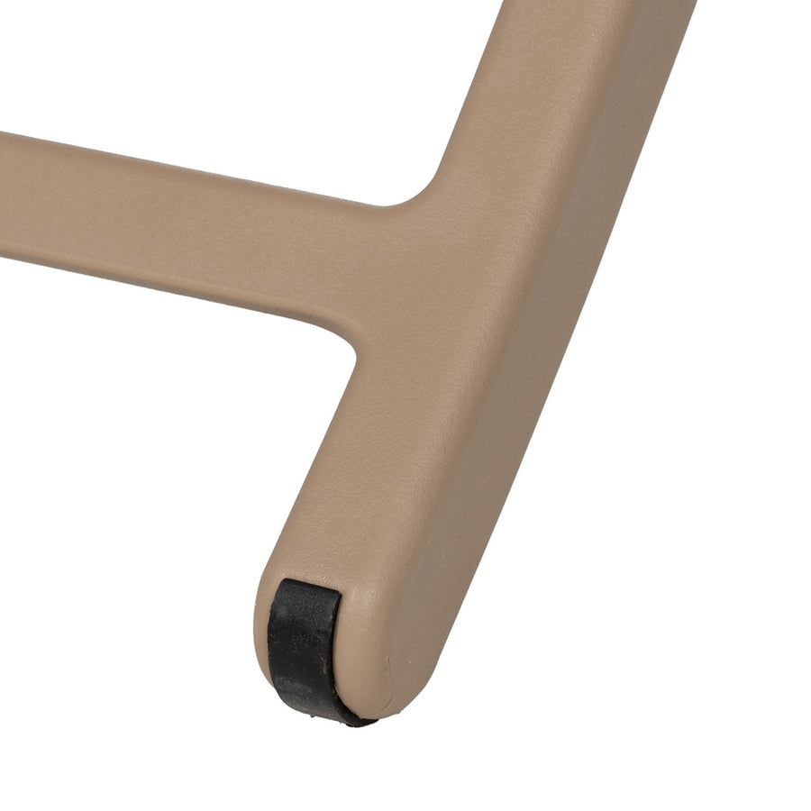 BEIGE FOLDING CHAIR POLYPROPYLENE 45 X 55 X 83 CM