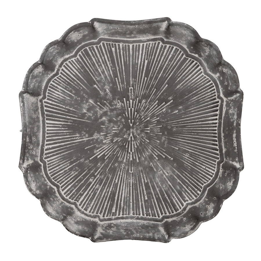 MESITA GRIS METAL 55 X 55 X 61 CM