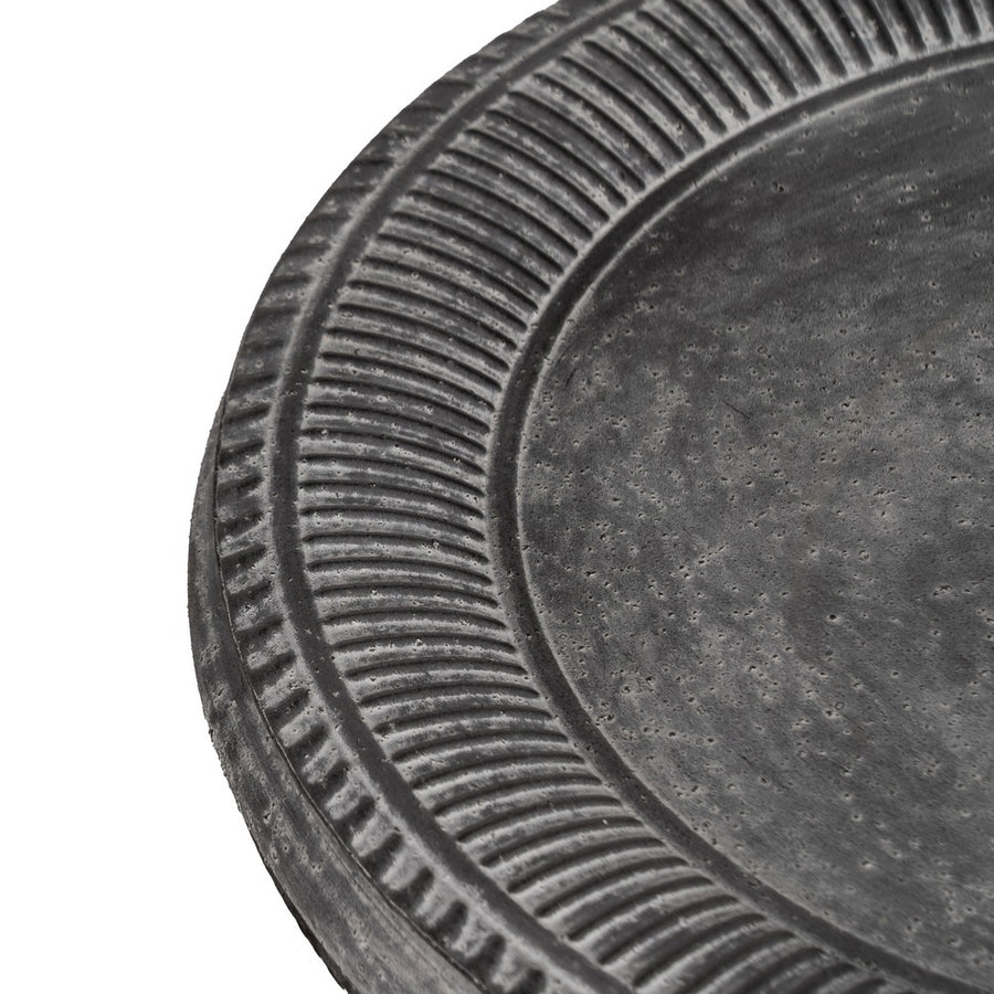 MESITA GRIS METAL 45,50 X 45,50 X 73,50 CM