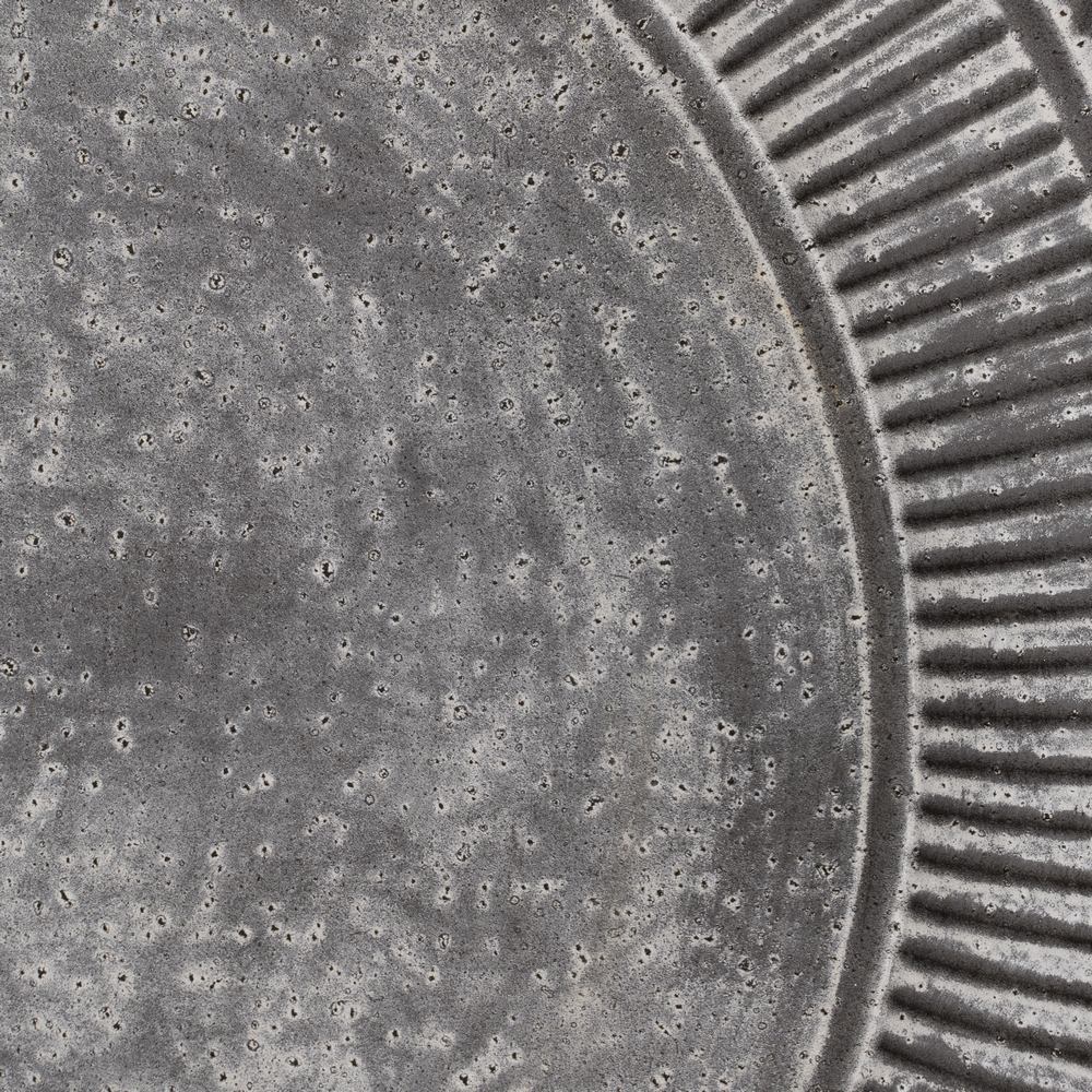 MESITA GRIS METAL 45,50 X 45,50 X 73,50 CM