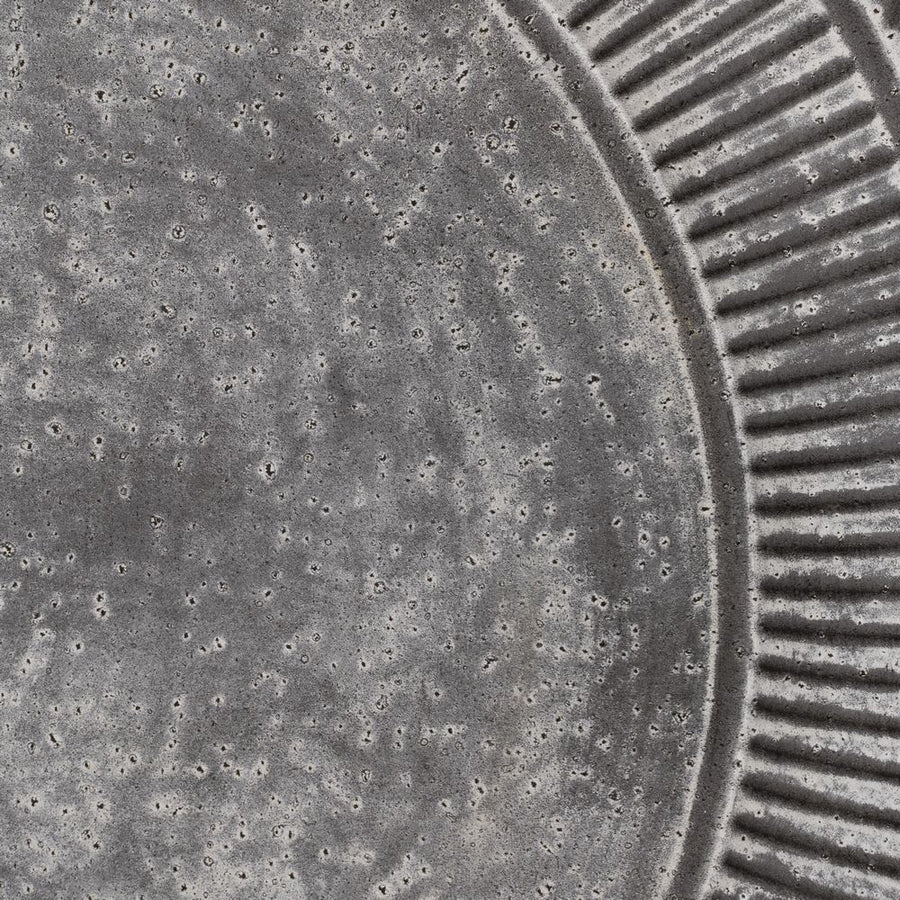 MESITA GRIS METAL 45,50 X 45,50 X 73,50 CM
