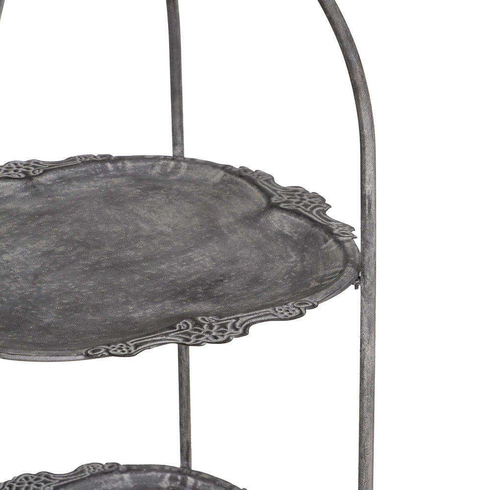 ESTANTERÍA GRIS METAL DECORACIÓN 45 X 45 X 144 CM