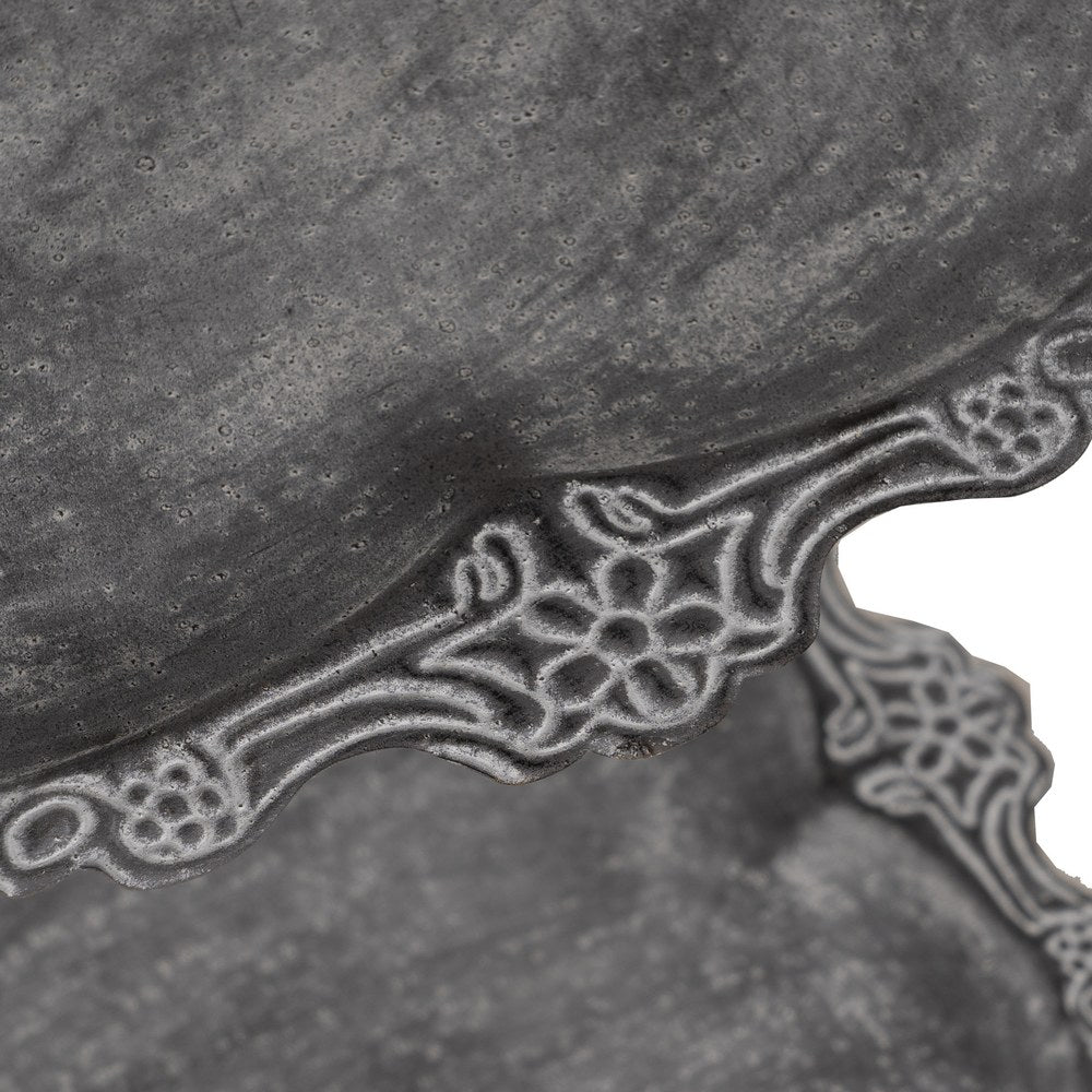 ESTANTERÍA GRIS METAL DECORACIÓN 45 X 45 X 144 CM
