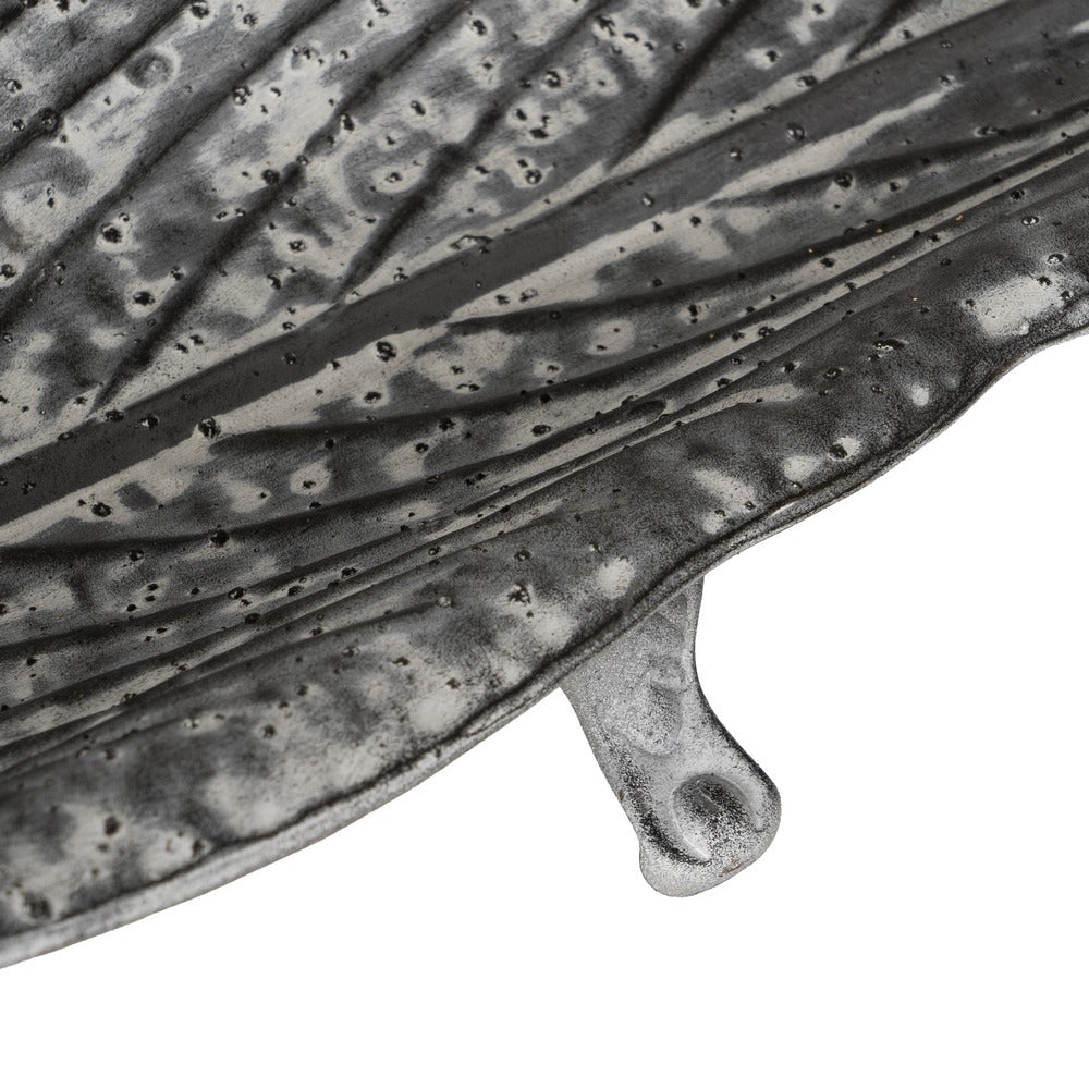 SET OF 3 GREY METAL DECORATIVE TRAYS 117 X 23 X 5.50 CM