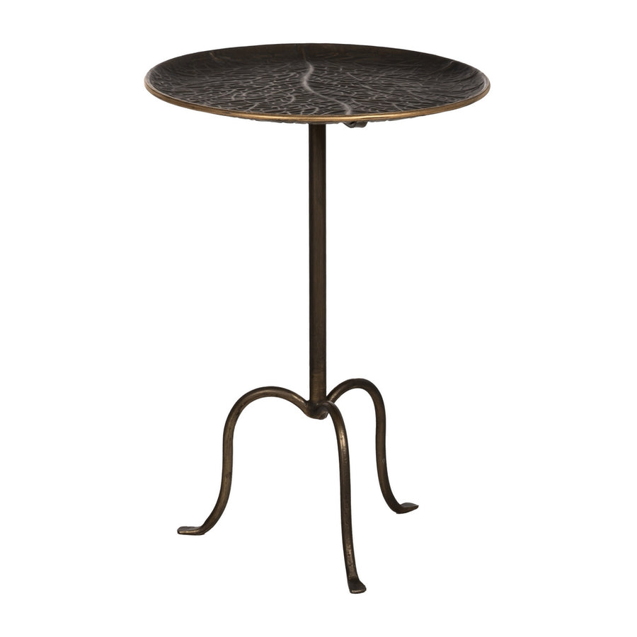 MESITA ORO VIEJO METAL 43 X 43 X 62 CM