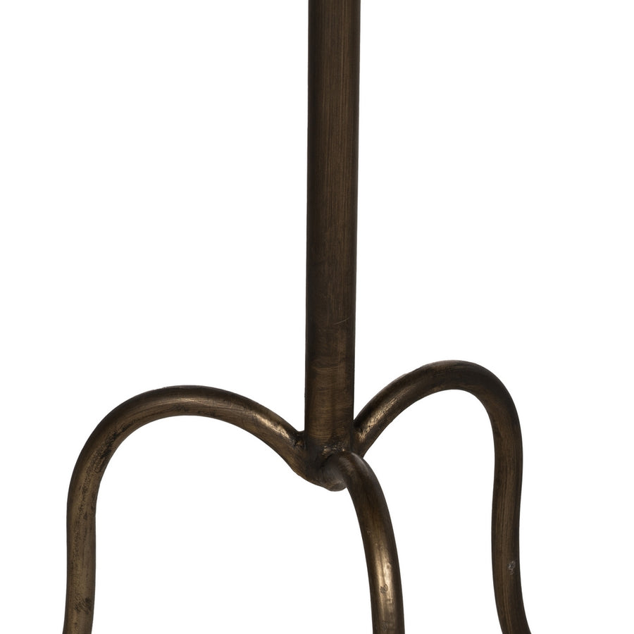 MESITA ORO VIEJO METAL 43 X 43 X 62 CM