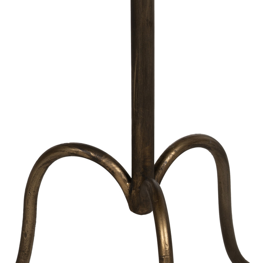 MESITA ORO VIEJO METAL 50 X 50 X 71 CM