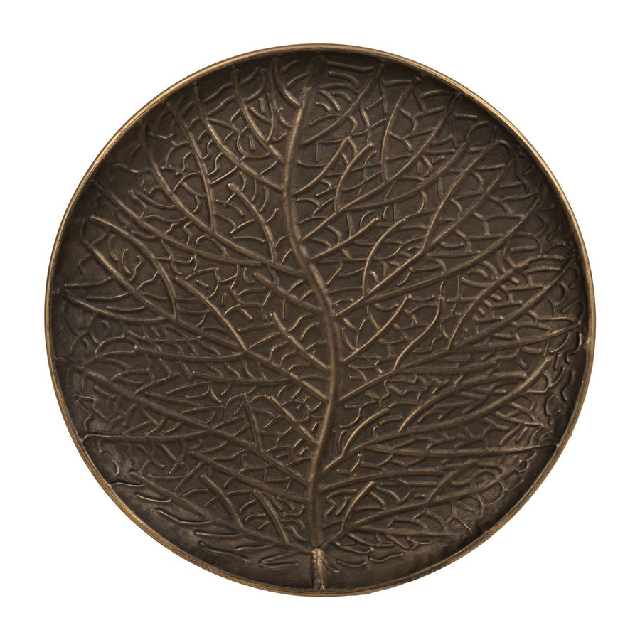 MESITA ORO VIEJO METAL 50 X 50 X 71 CM