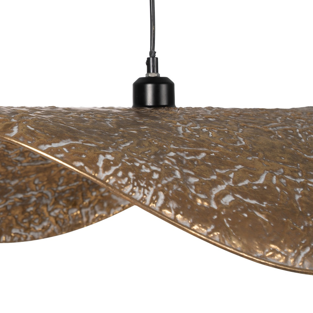 GOLD METAL CEILING LAMP 66 X 53 X 20 CM