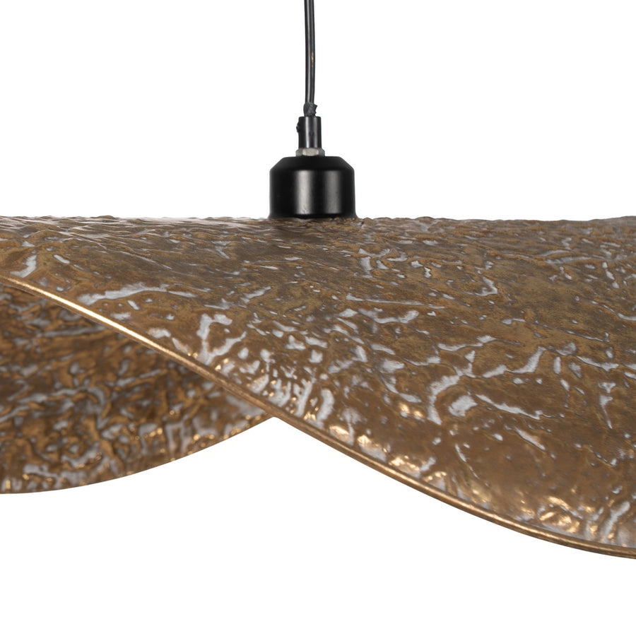 GOLD METAL CEILING LAMP 66 X 53 X 20 CM