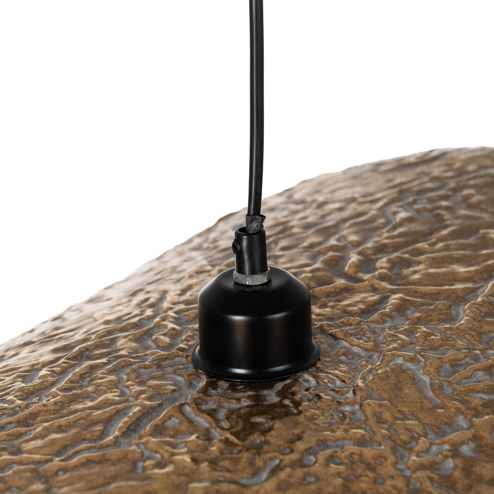 GOLD METAL CEILING LAMP 66 X 53 X 20 CM