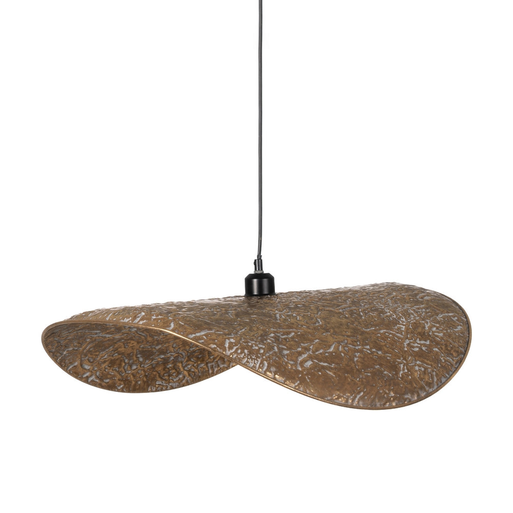 GOLD METAL CEILING LAMP 66 X 53 X 20 CM