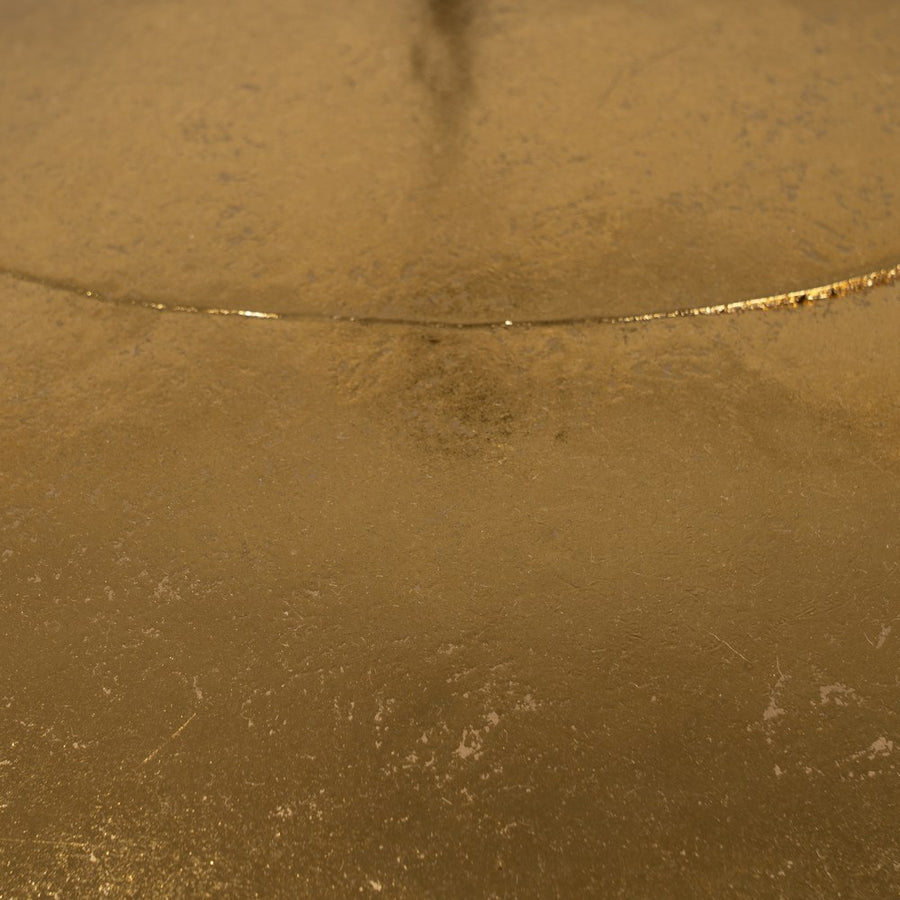 GOLD METAL CEILING LAMP 38 X 38 X 30 CM