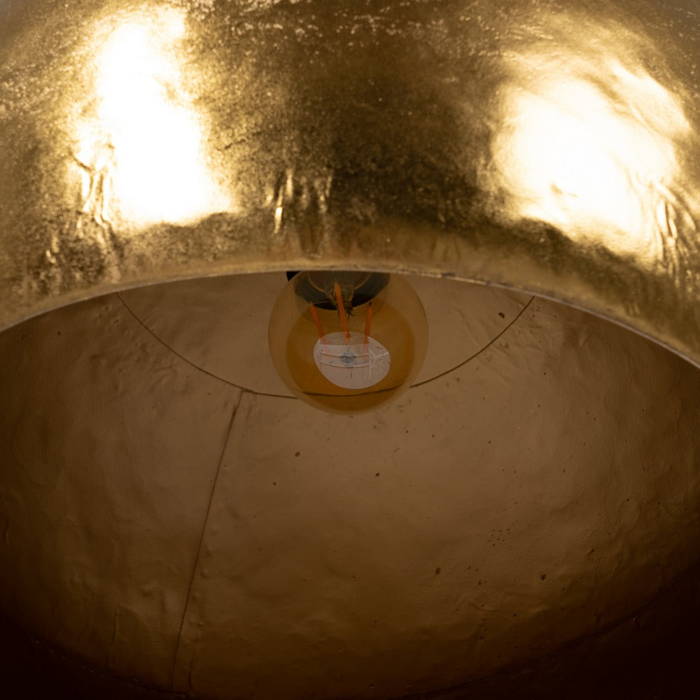 GOLD METAL CEILING LAMP 38 X 38 X 30 CM