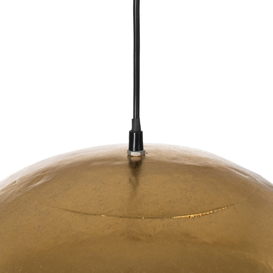 GOLD METAL CEILING LAMP 38 X 38 X 30 CM