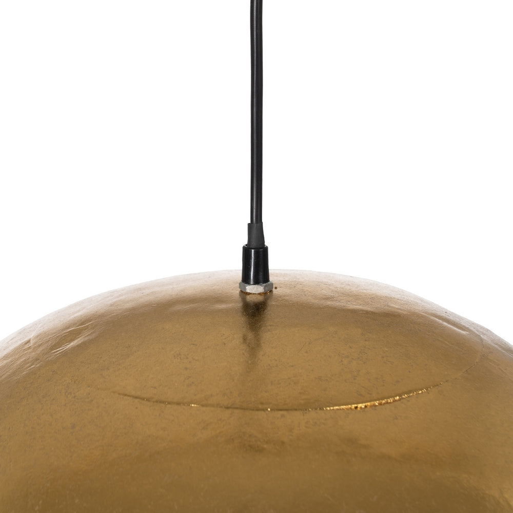 GOLD METAL CEILING LAMP 38 X 38 X 30 CM
