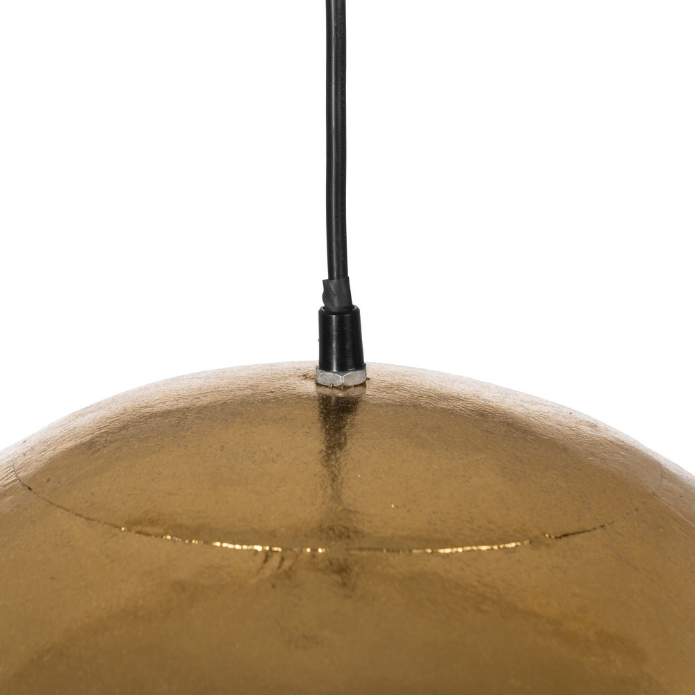 GOLD METAL CEILING LAMP 31.50 X 31.50 X 26 CM