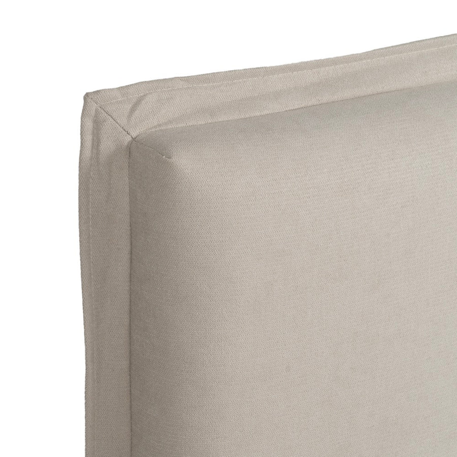 CABECERO BEIGE TEJIDO DORMITORIO 160 X 8 X 100 CM