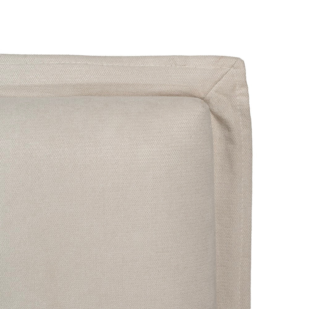 CABECERO BEIGE TEJIDO DORMITORIO 160 X 8 X 100 CM