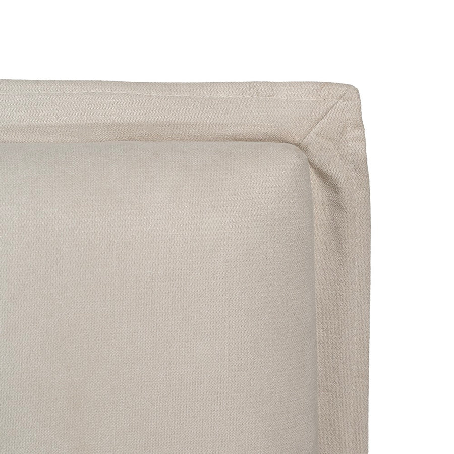 CABECERO BEIGE TEJIDO DORMITORIO 160 X 8 X 100 CM