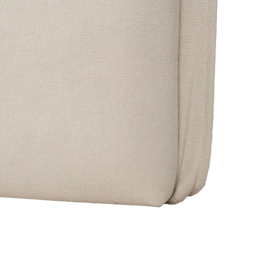 CABECERO BEIGE TEJIDO DORMITORIO 160 X 8 X 100 CM