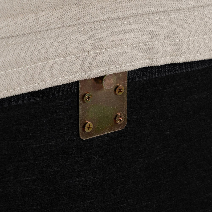 CABECERO BEIGE TEJIDO DORMITORIO 160 X 8 X 100 CM