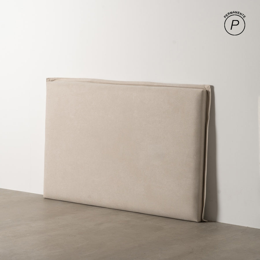 CABECERO BEIGE TEJIDO DORMITORIO 160 X 8 X 100 CM