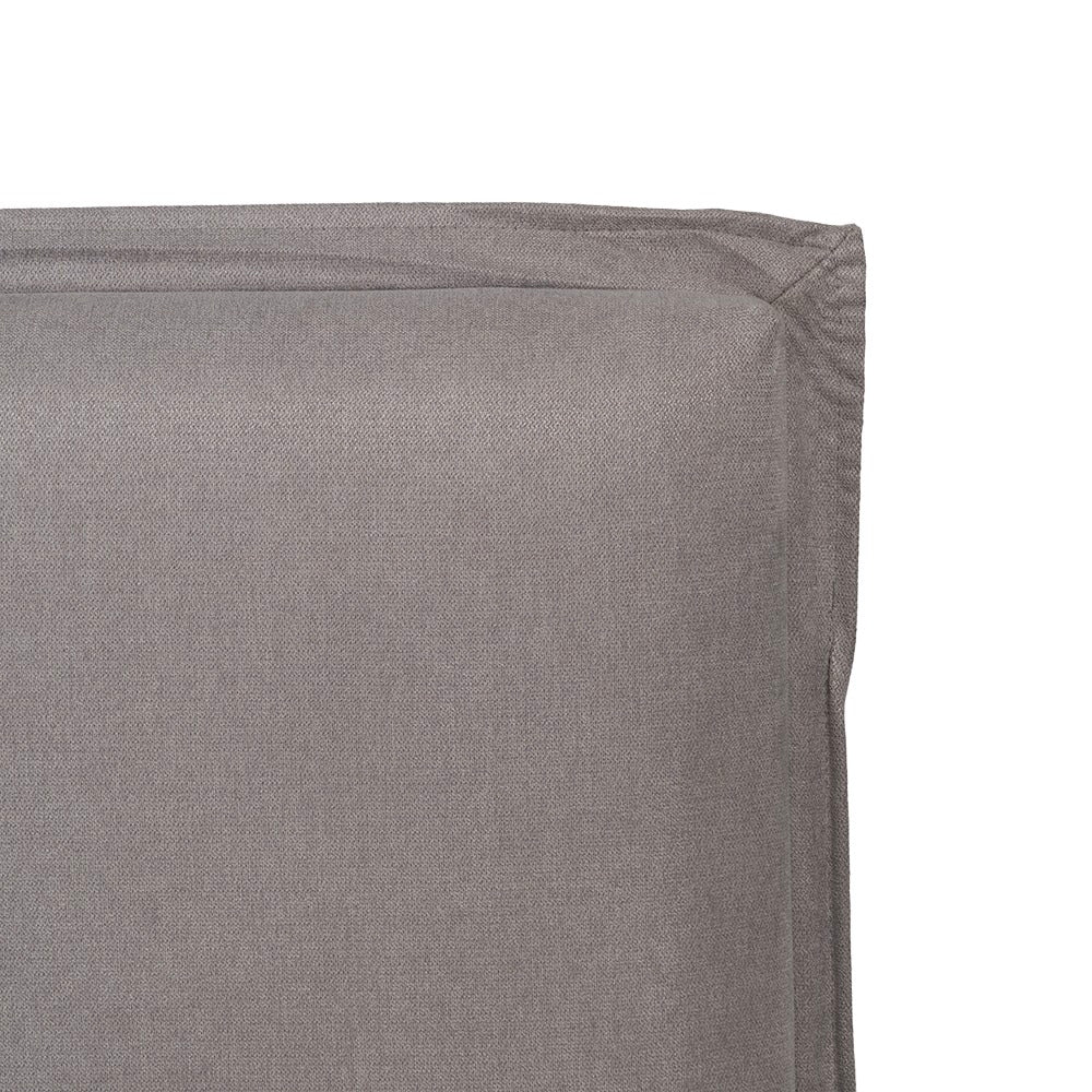 CABECERO TAUPE TEJIDO DORMITORIO 160 X 8 X 100 CM