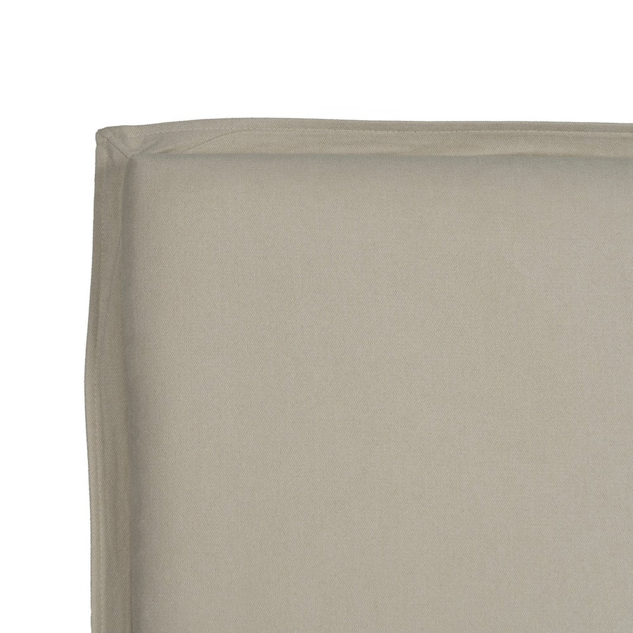 CABECERO BEIGE TEJIDO DORMITORIO 190 X 8 X 100 CM