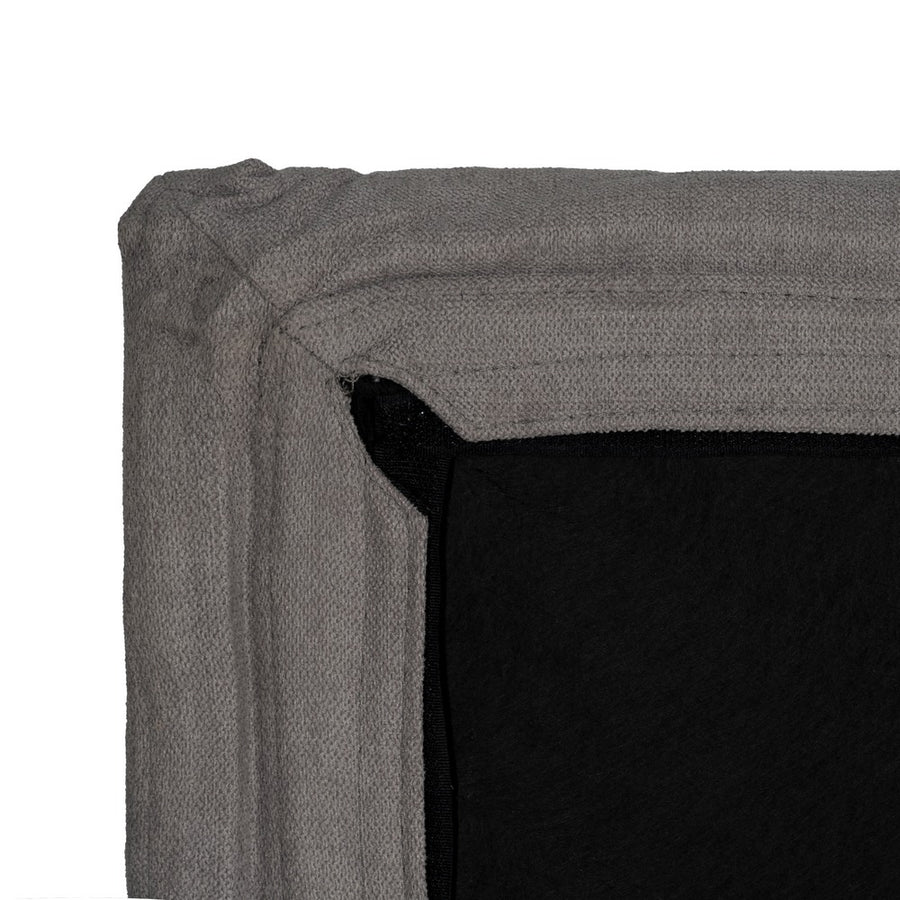 CABECERO TAUPE TEJIDO DORMITORIO 190 X 8 X 100 CM