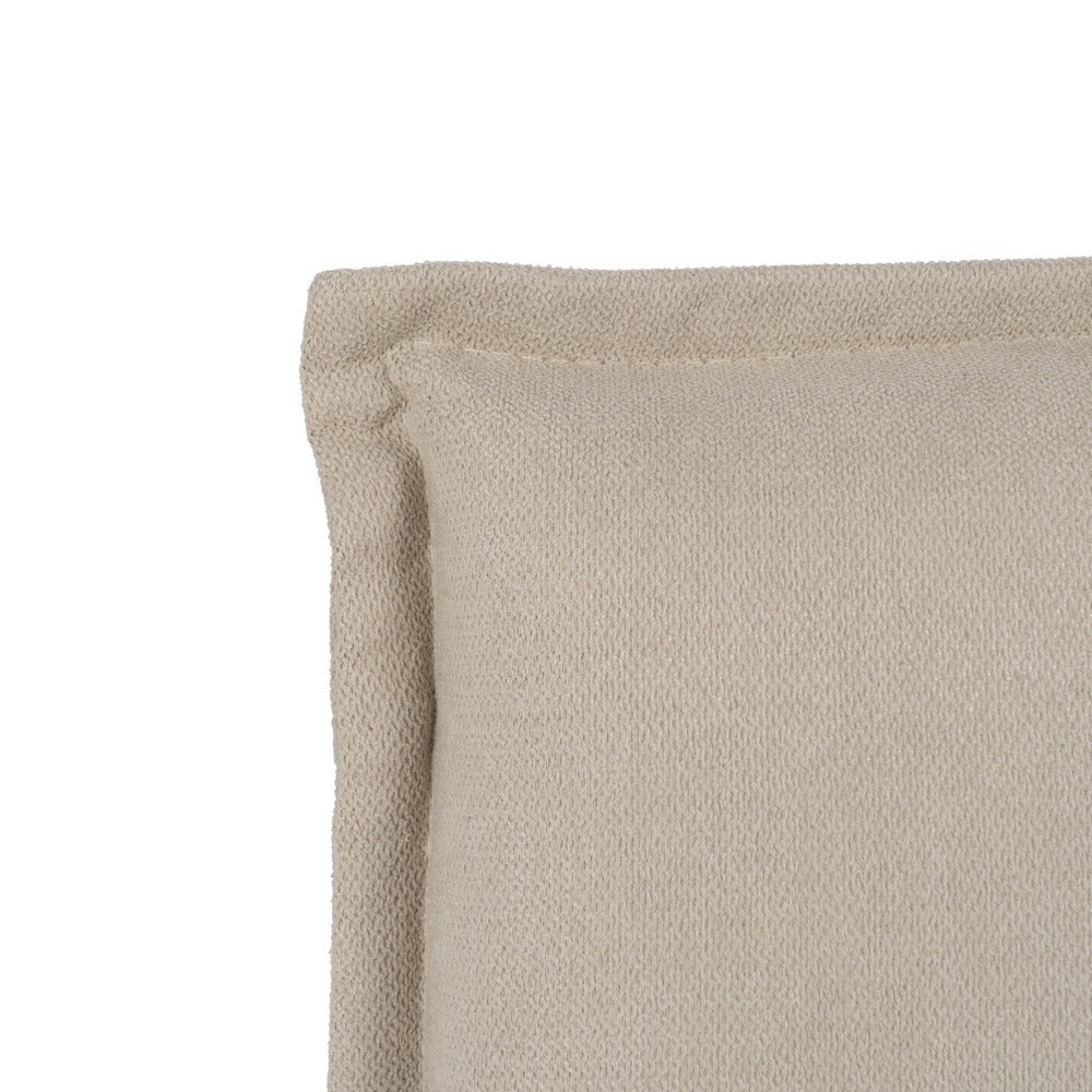 CAMA CANAPÉ BEIGE TEJIDO DORMITORIO 166 X 215 X 96 CM