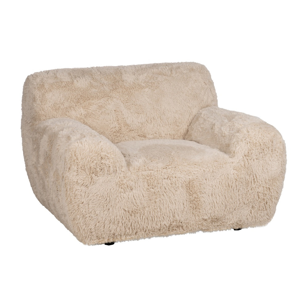 SILL�N BEIGE TEJIDO 124 X 107 X 79,50 CM