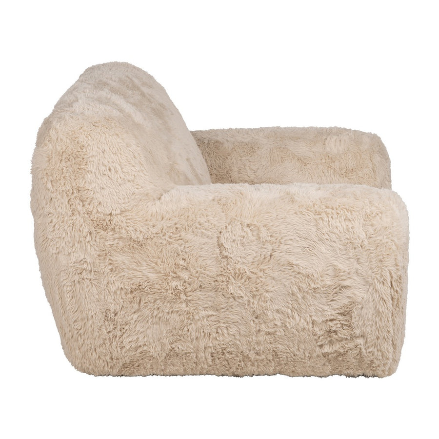 SILLÓN BEIGE TEJIDO 124 X 107 X 79,50 CM