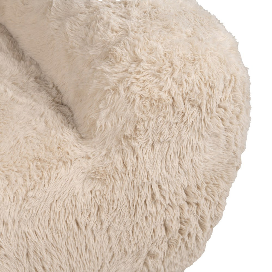 SILLÓN BEIGE TEJIDO 124 X 107 X 79,50 CM