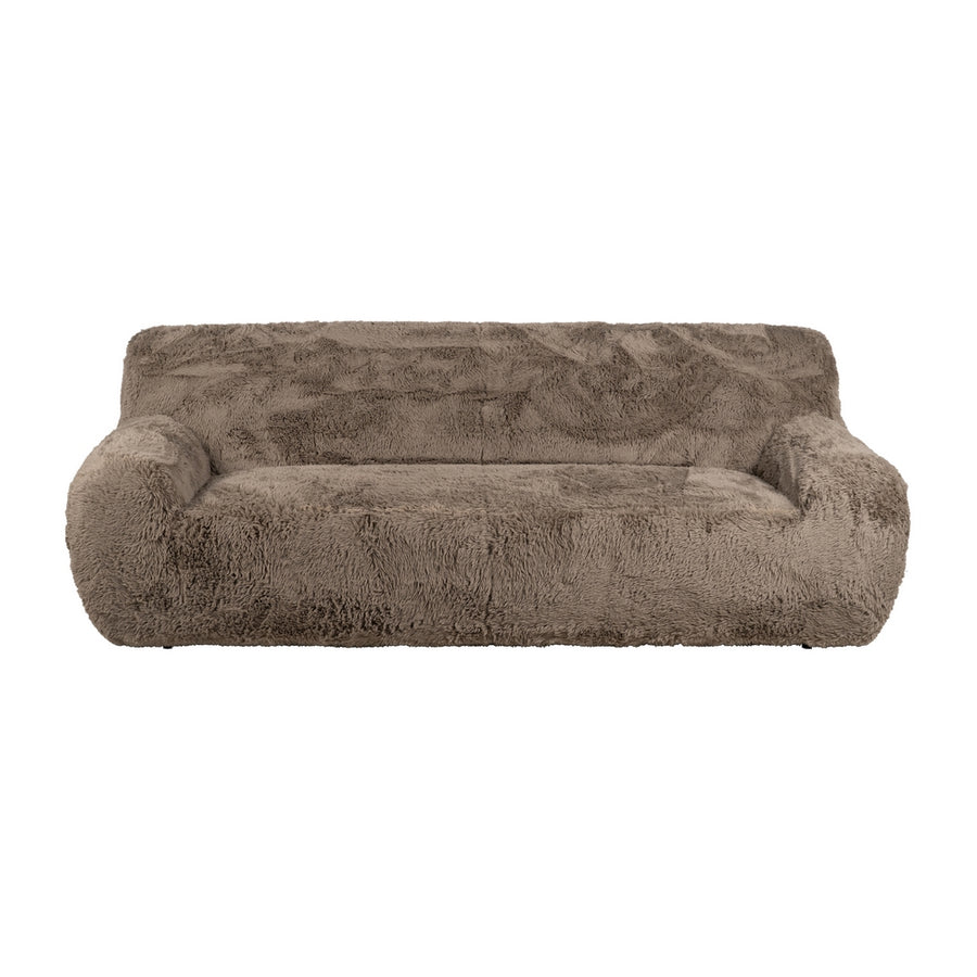 SOFÁ 3 PLAZAS TAUPE TEJIDO 240 X 107 X 79,50 CM