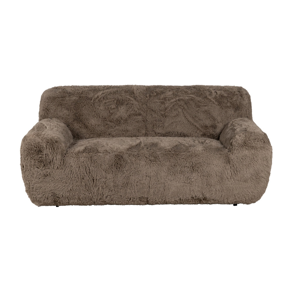 SOF� 2 PLAZAS TAUPE TEJIDO 185 X 107 X 79,50 CM