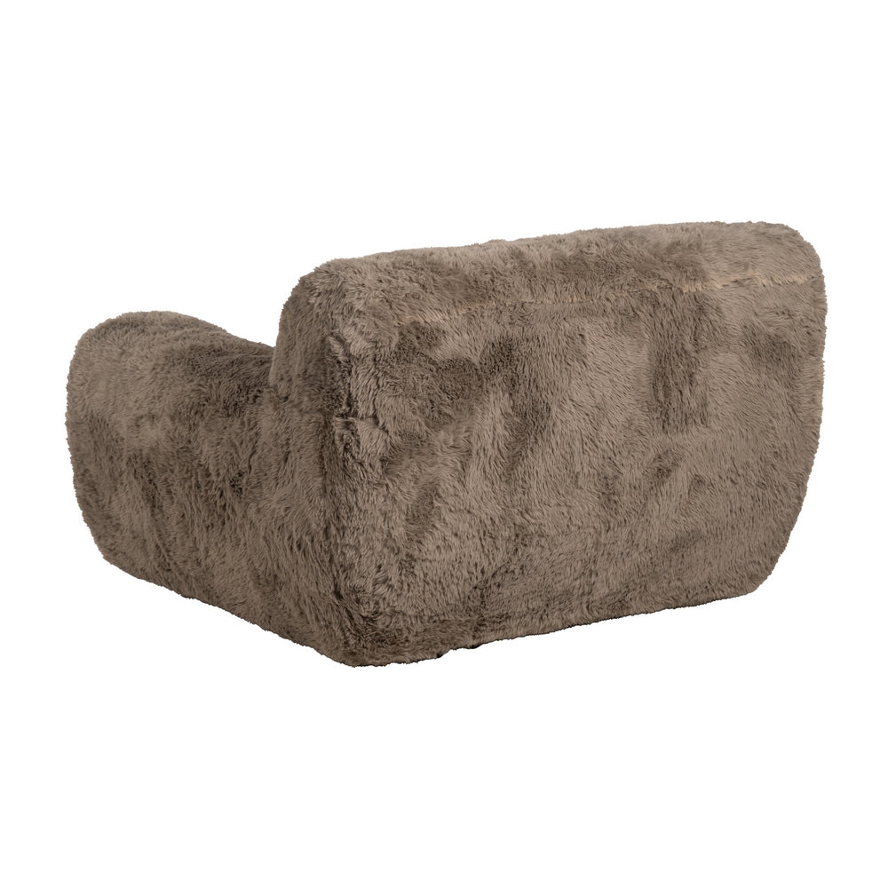 SILLÓN TAUPE TEJIDO 124 X 107 X 79,50 CM