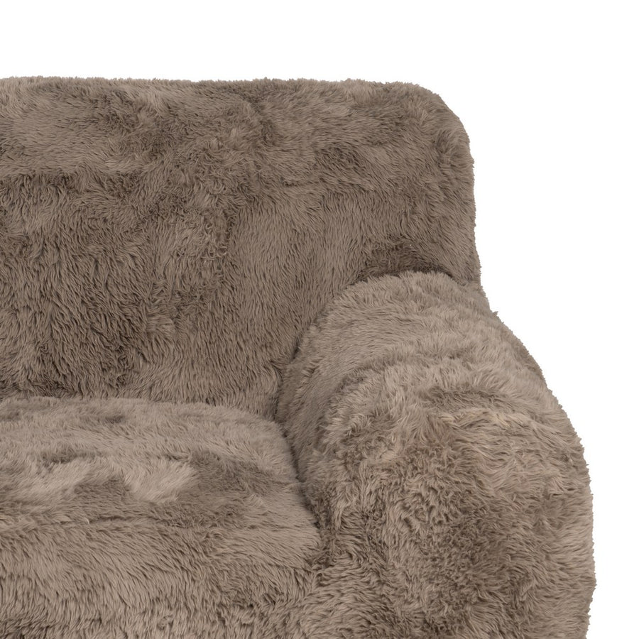 SILLÓN TAUPE TEJIDO 124 X 107 X 79,50 CM