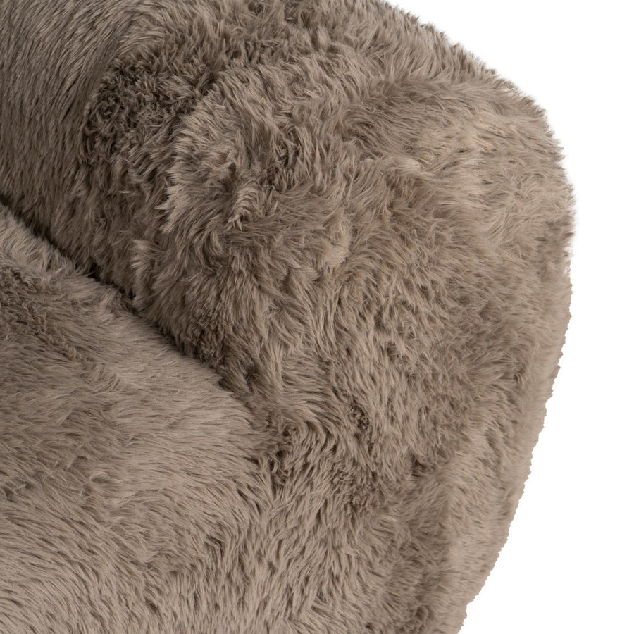 SILLÓN TAUPE TEJIDO 124 X 107 X 79,50 CM
