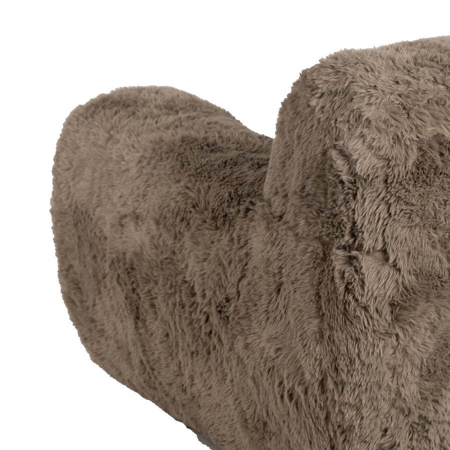 SILLÓN TAUPE TEJIDO 124 X 107 X 79,50 CM