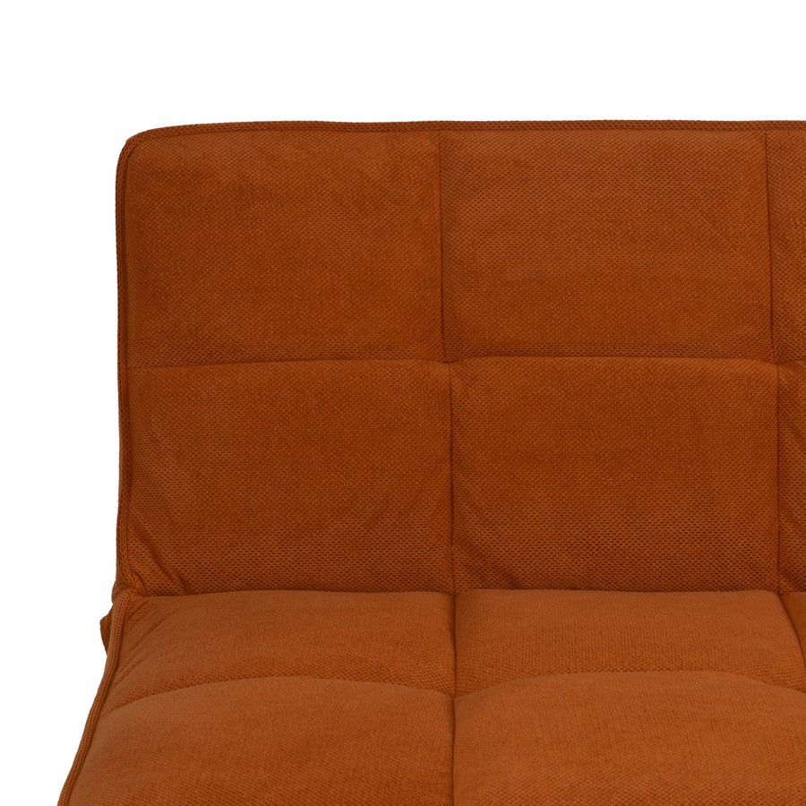 SOFÁ-CAMA NARANJA MADERA DECORACIÓN 175 X 84 X 73 CM